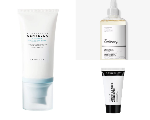 Skincare essentials cover photo collage
