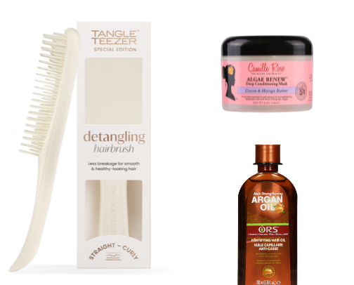 4C hair products for wash days cover photo collage