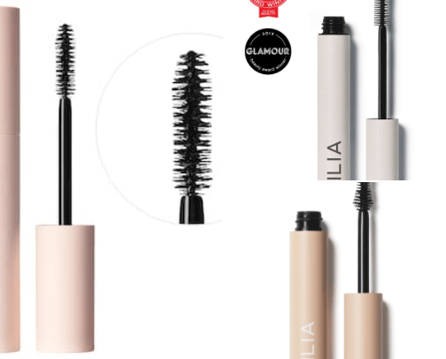 Mascara for long eyelashes cover photo collage