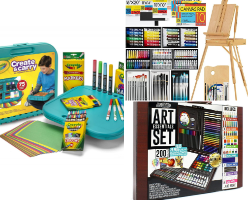 ART SUPPLIES FOR KIDS cover photo collage