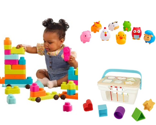 Recommendations from a Pediatric OT for 1-2 year olds cover photo collage