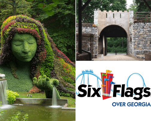 Fun Places To Visit In Atlanta cover photo collage