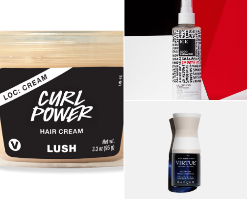 My favorite hair care products cover photo collage