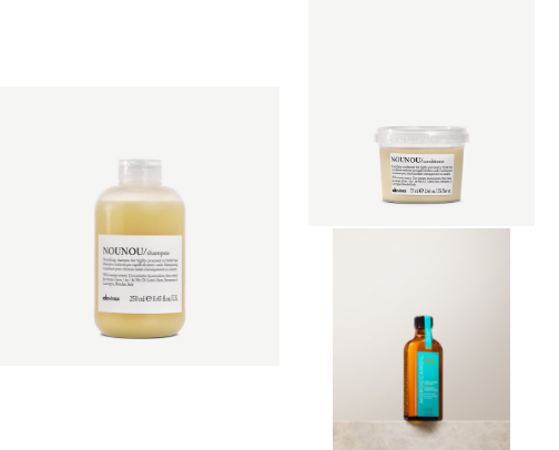My Repair + Nourish Hair Routine cover photo collage