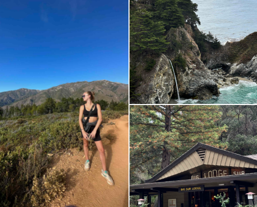granola girls' weekend in norcal: big sur & carmel cover photo collage