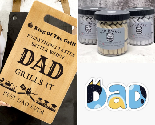 Dad Gift Ideas cover photo collage