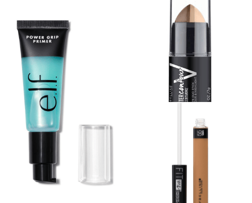 Full face of drugstore must haves 💄 cover photo collage