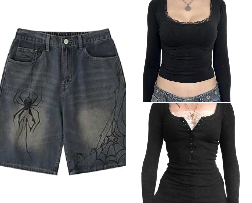 creepy cute closet ⋆˚꩜｡ cover photo collage