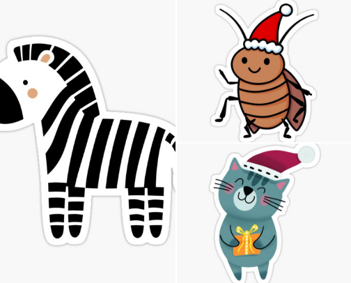 Fun Happy Stickers cover photo collage