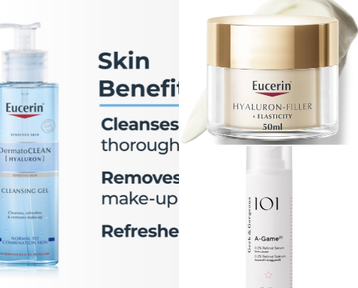 Skin care for 50+ cover photo collage