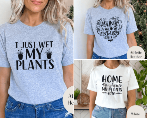 Funny Plant Lovers Shirts  cover photo collage