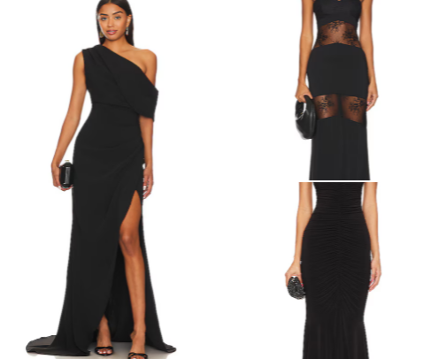 Long dresses (dark colours) 🐈‍⬛🍸 cover photo collage