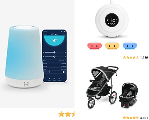 Favorite items from my Baby Registry cover photo collage