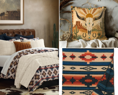 RUSTIC/WESTERN BEDROOM cover photo collage