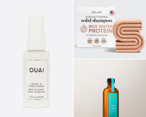 My hair care favourites cover photo collage