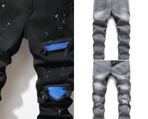 Jeans cover photo collage