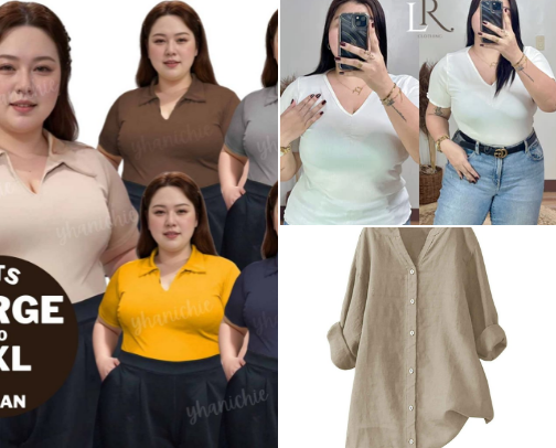 Very good quality and comfy to wear plus size tops for women cover photo collage
