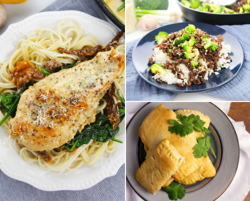 Family Favorite Dinner Recipes cover photo collage