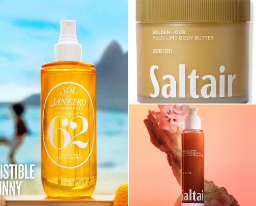 A Beach Girl's Guide to the Best Beachy Body Care Scents cover photo collage