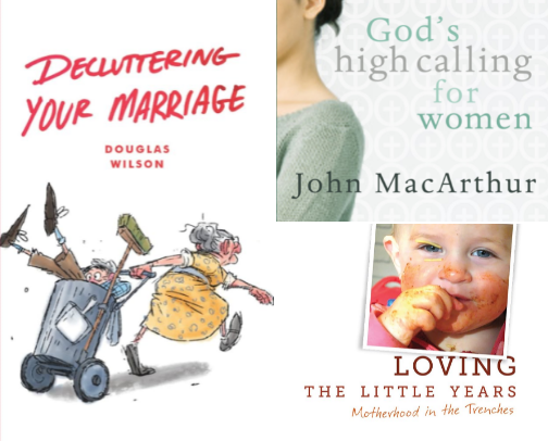 Read and grow in self, wifehood, and motherhood cover photo collage
