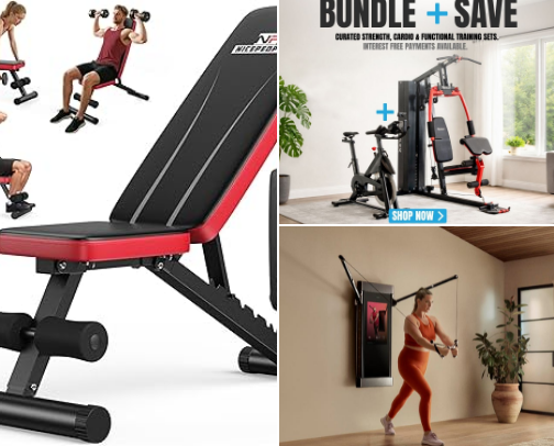 At-Home Workout cover photo collage