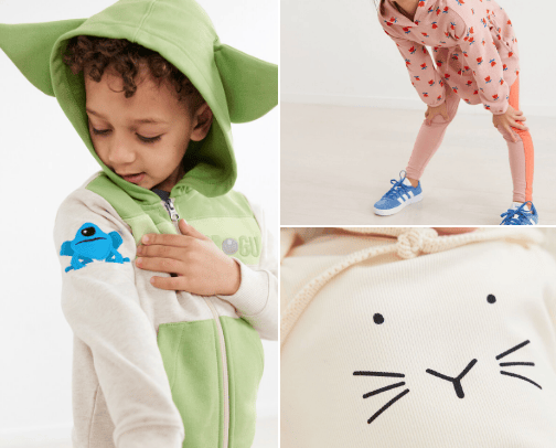 Clothing cover photo collage