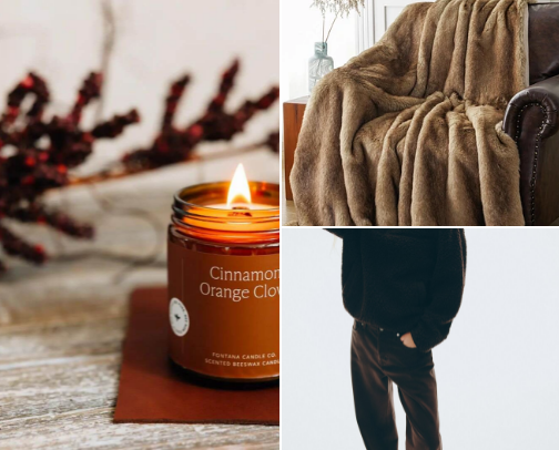 Cozy Up: Autumn Essentials🧣🍂🤎 cover photo collage