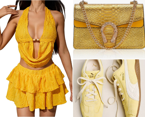 The Yellow Edit 💛| Fashion cover photo collage