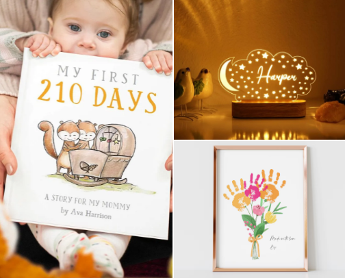 Mother's day Top products from Etsy cover photo collage