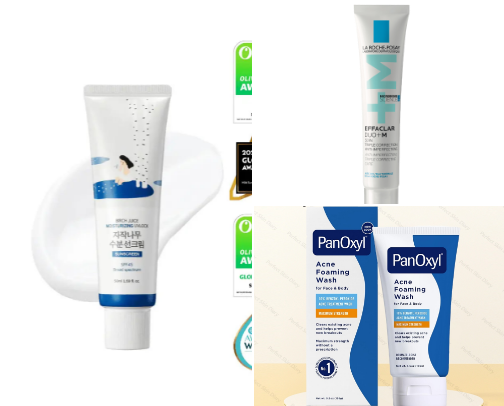 best skincare for oily acne prone skin cover photo collage