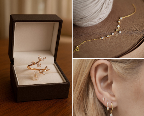 Simple Jewerly For Fall cover photo collage
