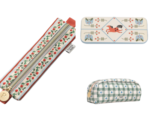 Colorful & fun school supplies cover photo collage