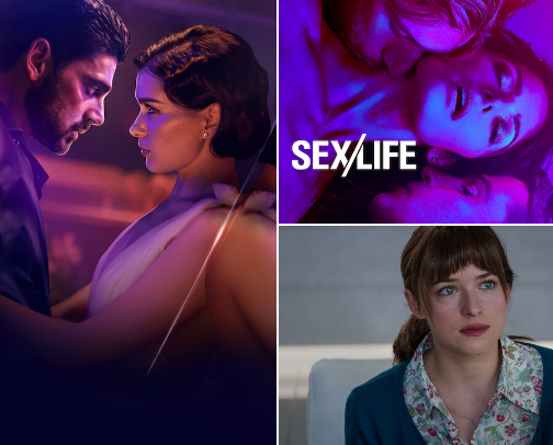 Sexy Tv shows, films and Books cover photo collage