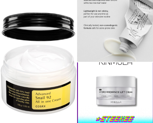 My favorite moisturizers cover photo collage