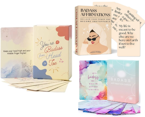 Next Level Affirmation Cards cover photo collage