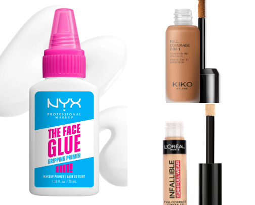 Budget friendly makeup products for a glam look🤎 cover photo collage