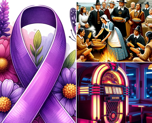 November Holidays & Observances cover photo collage