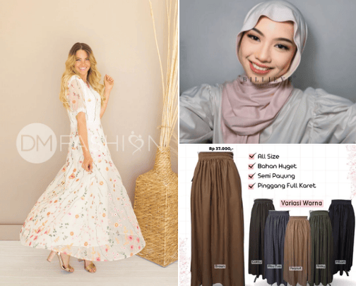 Fashion cover photo collage