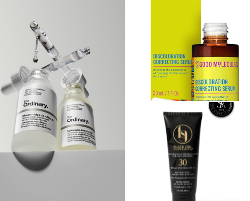 skin care cover photo collage
