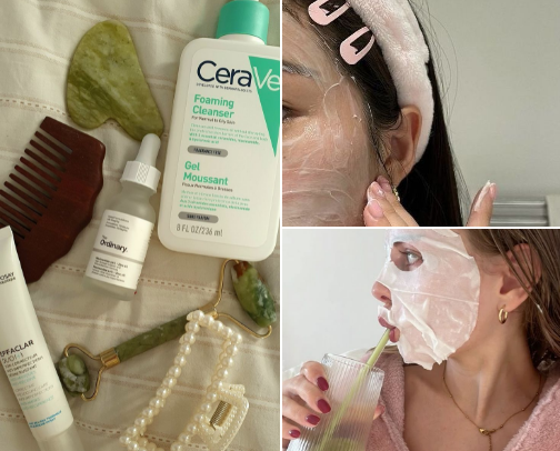 Skincare 🫧 cover photo collage