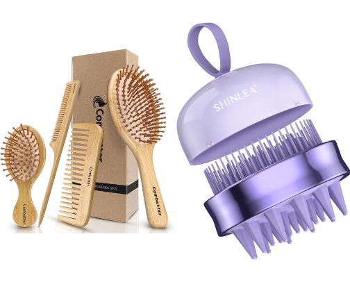 Everyday Hair Tools: From Scalp Massagers to Detangling Brushes cover photo collage