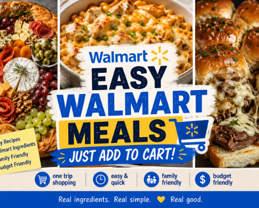 Easy Walmart Meals: Just Add to Cart! cover photo collage