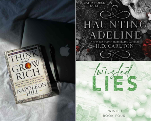 My favorite book recs cover photo collage