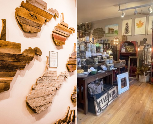 Favorite WV Shopping Stops cover photo collage