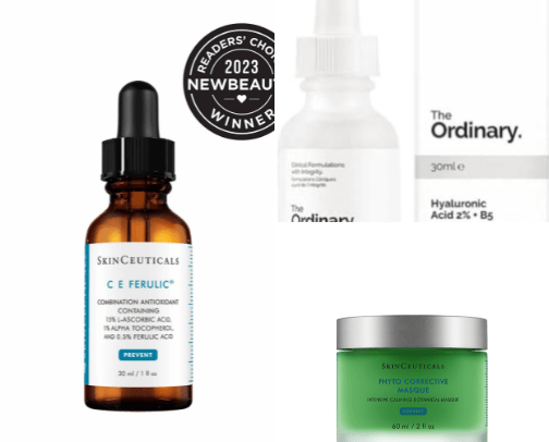 Skincare to get your face glowing cover photo collage