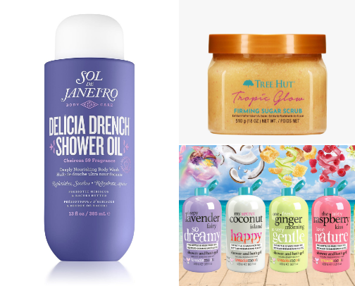 bodycare essentials - to smell like a delicious dessert and have skin as soft as a baby 𝜗𝜚 ࣪˖ ִ𐙚 cover photo collage