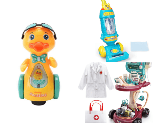 Interesting toys🧚‍♀️ cover photo collage