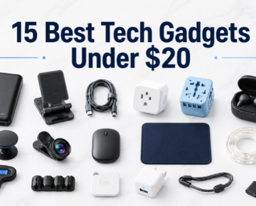 15 Best Tech Gadgets Under $20 (2026 Budget Picks That Actually Work) cover photo collage