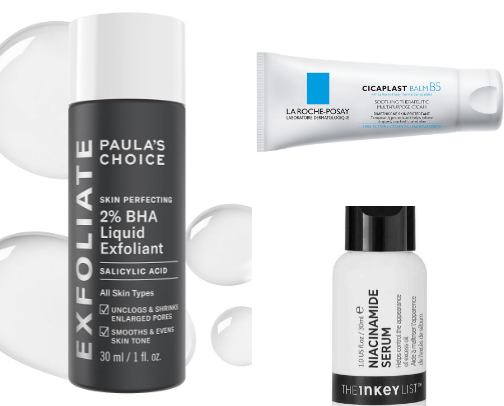 🌿 Acne-Prone + Dry Skin Must-Haves (Dermatologist-Approved) cover photo collage