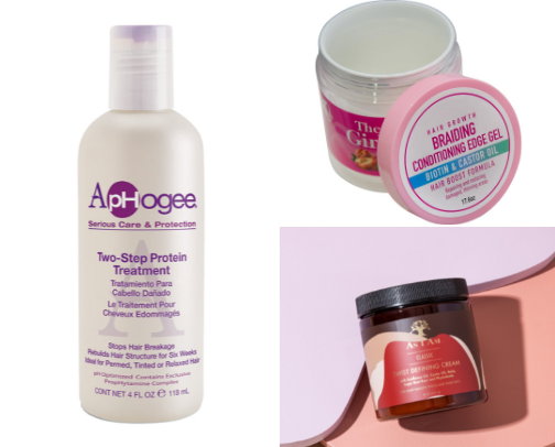 Natural (4c) hair care cover photo collage